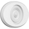 Ekena Millwork Standard Dalton Bullseye Rosette with Beveled Edge, 7"W x 4 3/4"H x 1/2"P ROSP070X048X050DAL03 - alternate 1